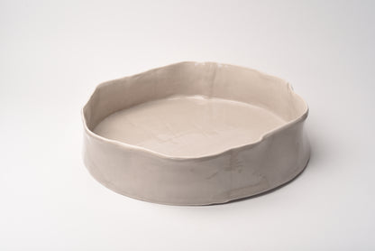 ceramic-50cm round deep serving dish