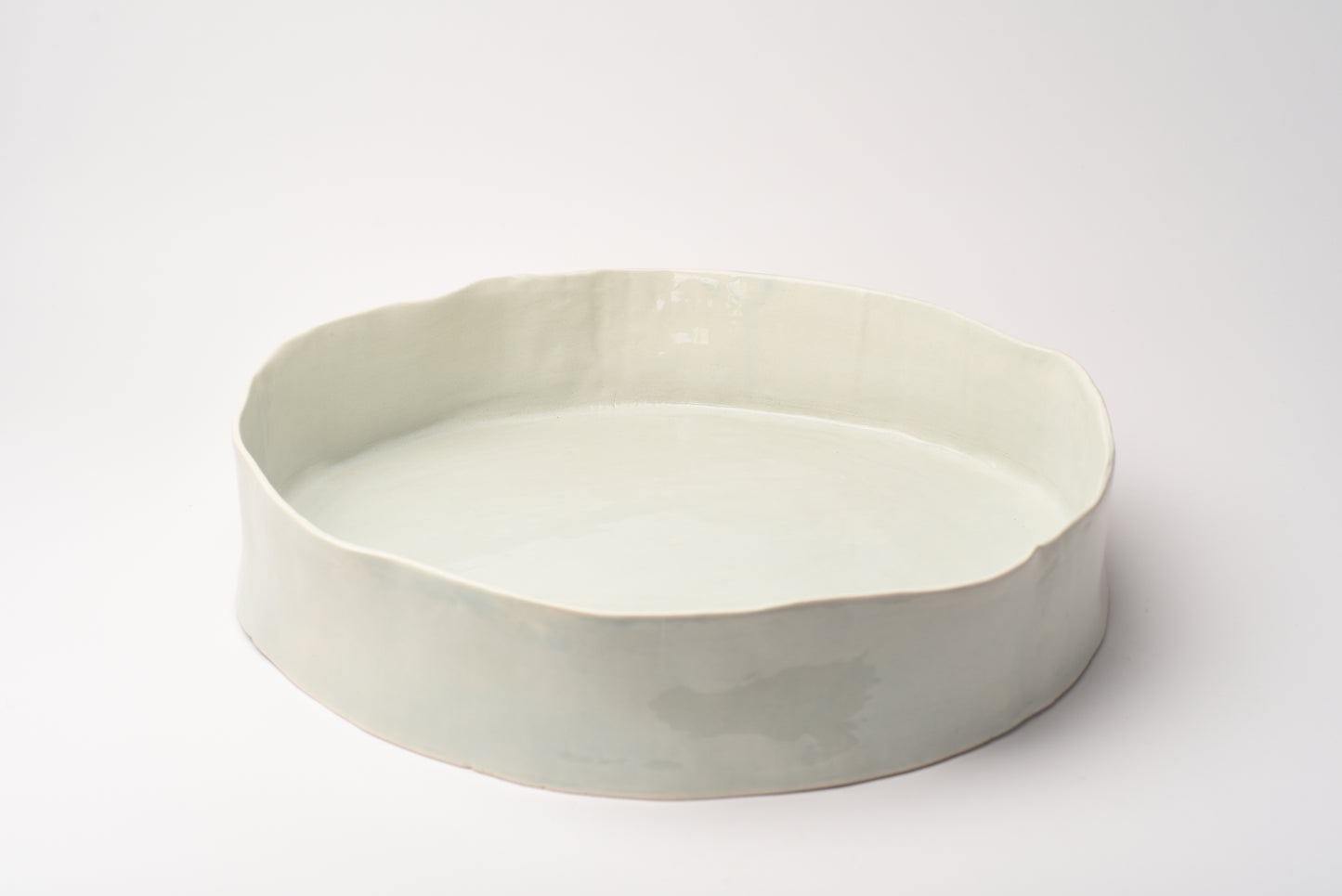 ceramic-50cm round deep serving dish