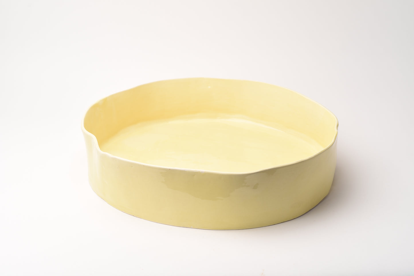 ceramic-50cm round deep serving dish