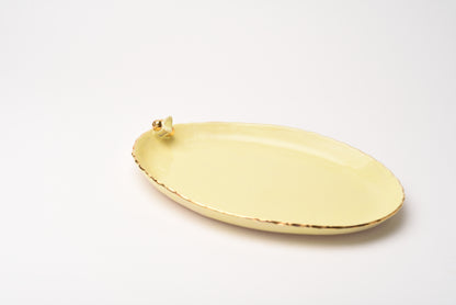 ceramic-lina shamma- oval flat