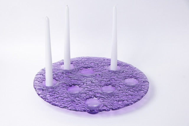 Glass Candle Holder