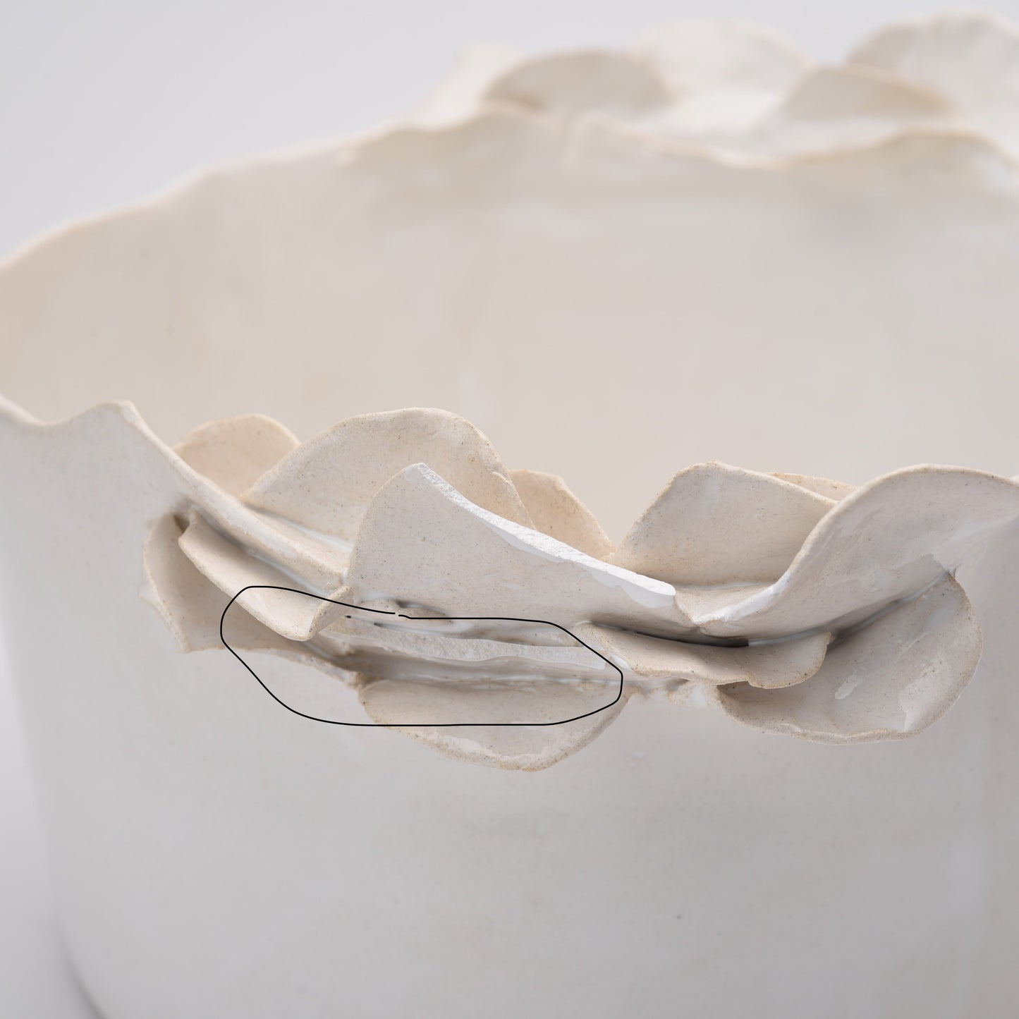 Sample Sale- ceramic deep cloud bowl