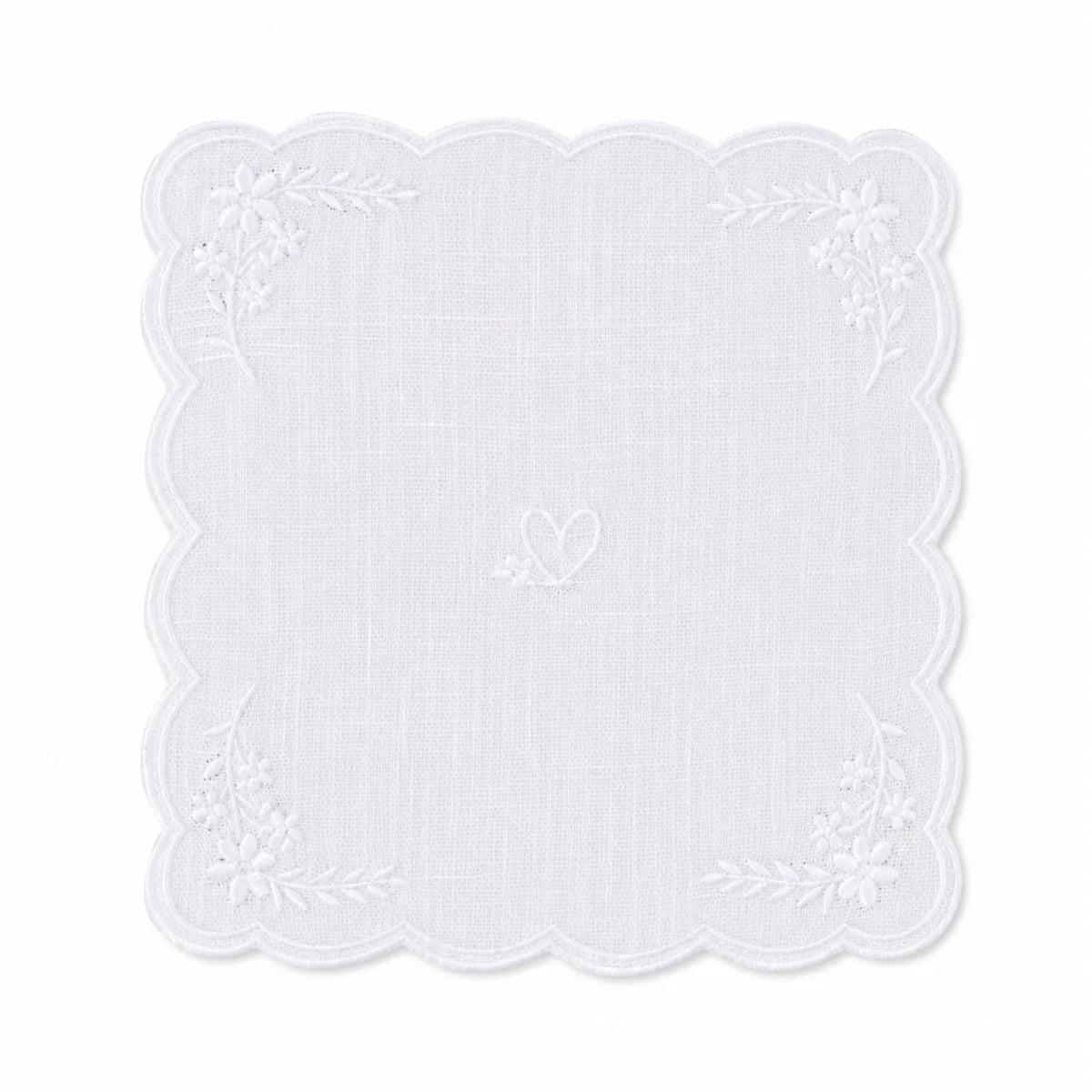 Heart Doily Coaster