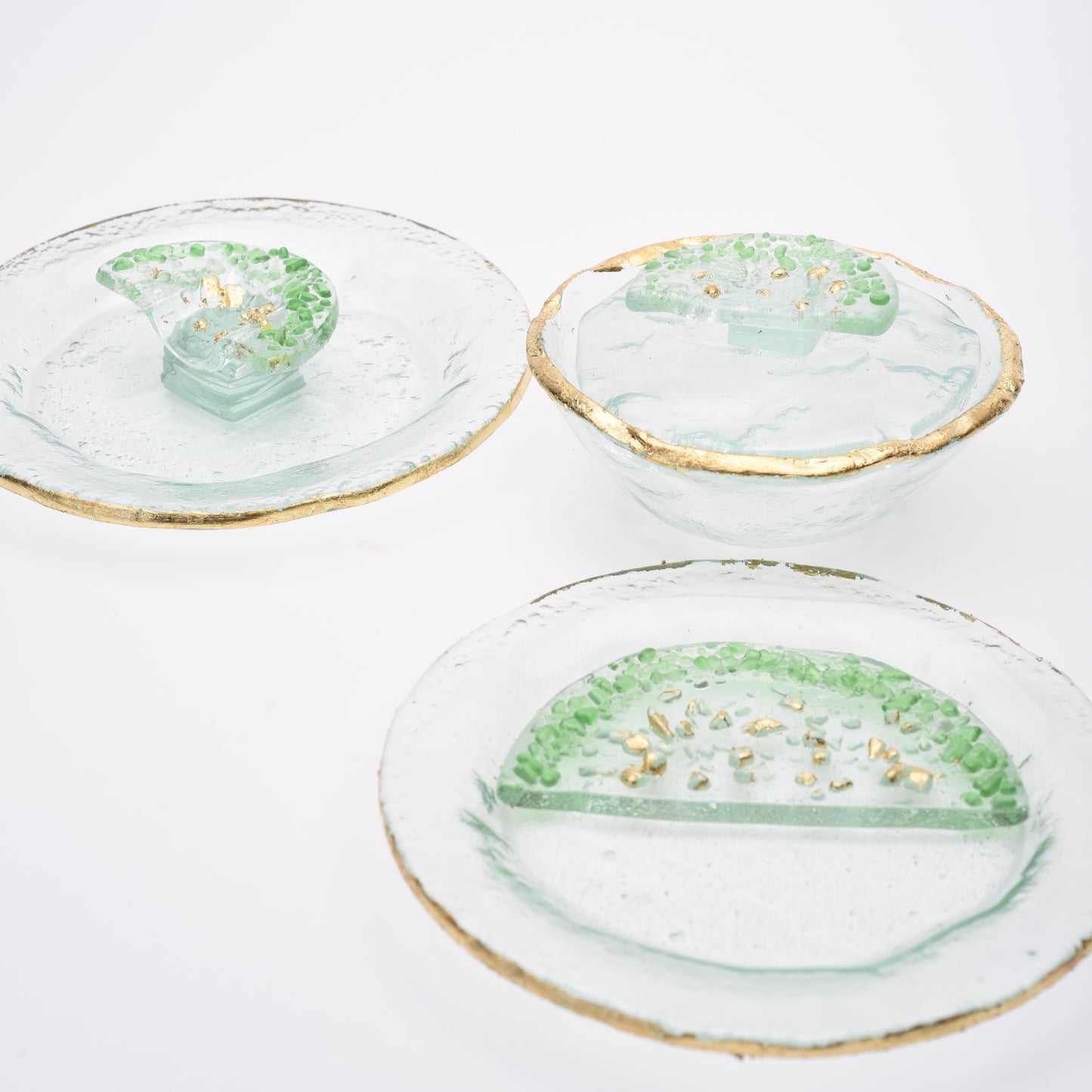 Watermelon plate with handle