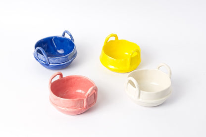 ceramic- mini bowl with two hands