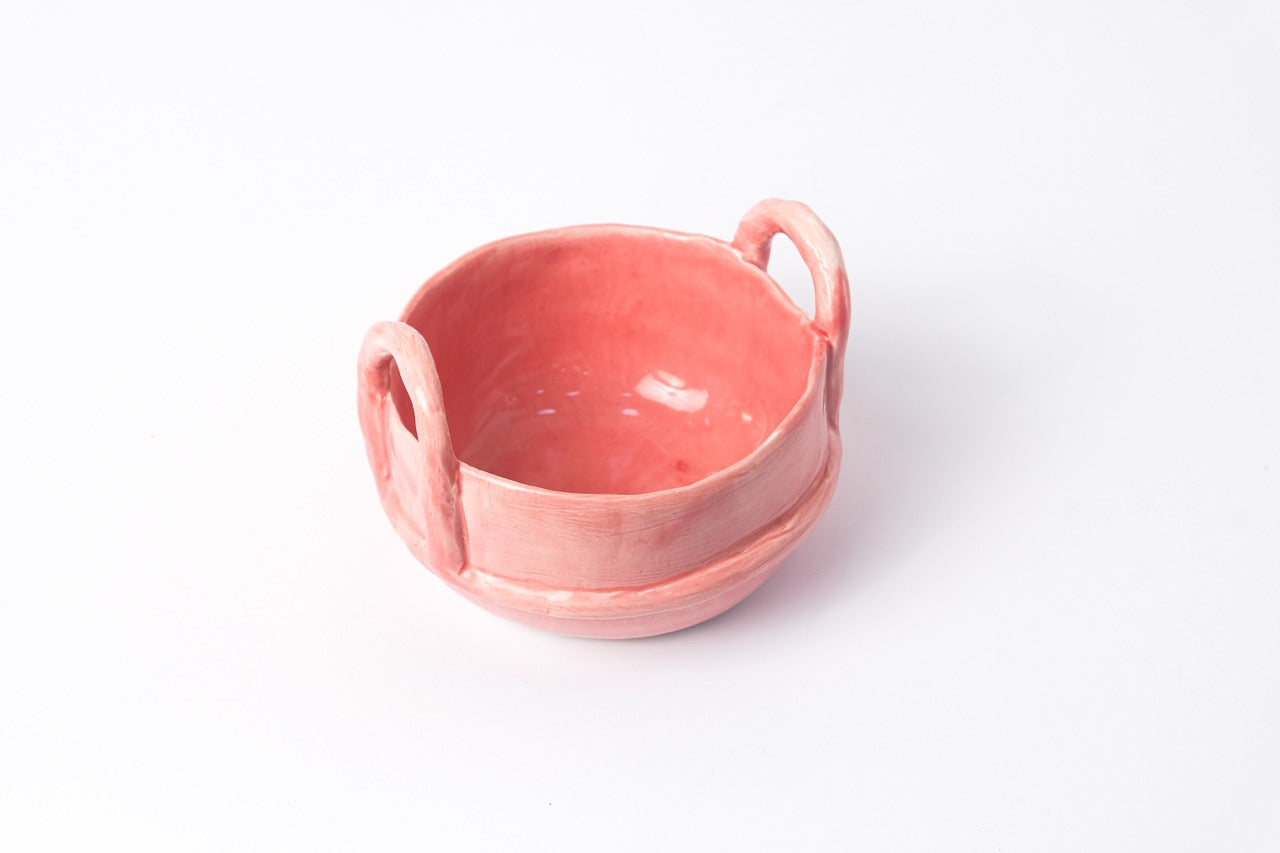 ceramic- mini bowl with two hands