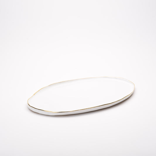 sample sale- ceramic large oval platter