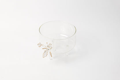 Party Bowl with flower- medium