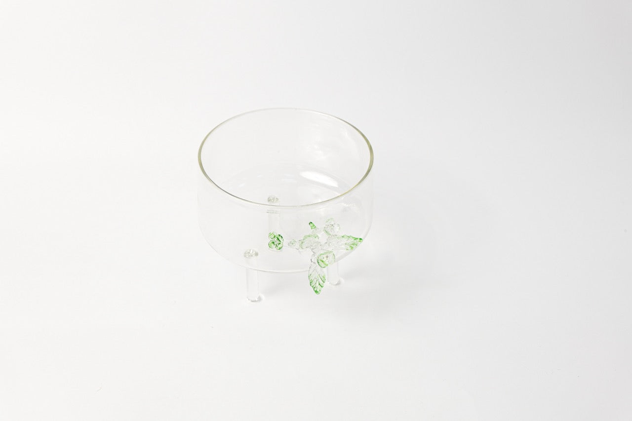 Party Bowl with flower- medium