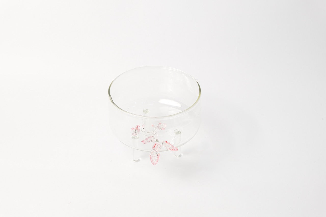 Party Bowl with flower- medium