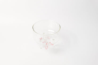 Party Bowl with flower- medium