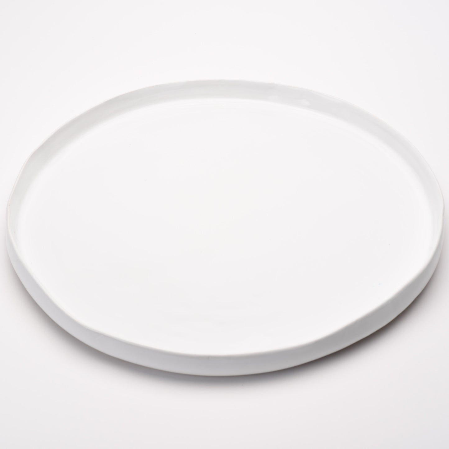 ceramic large flat round platter