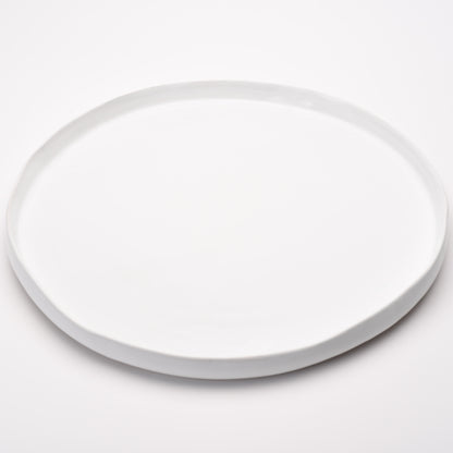 ceramic large flat round platter